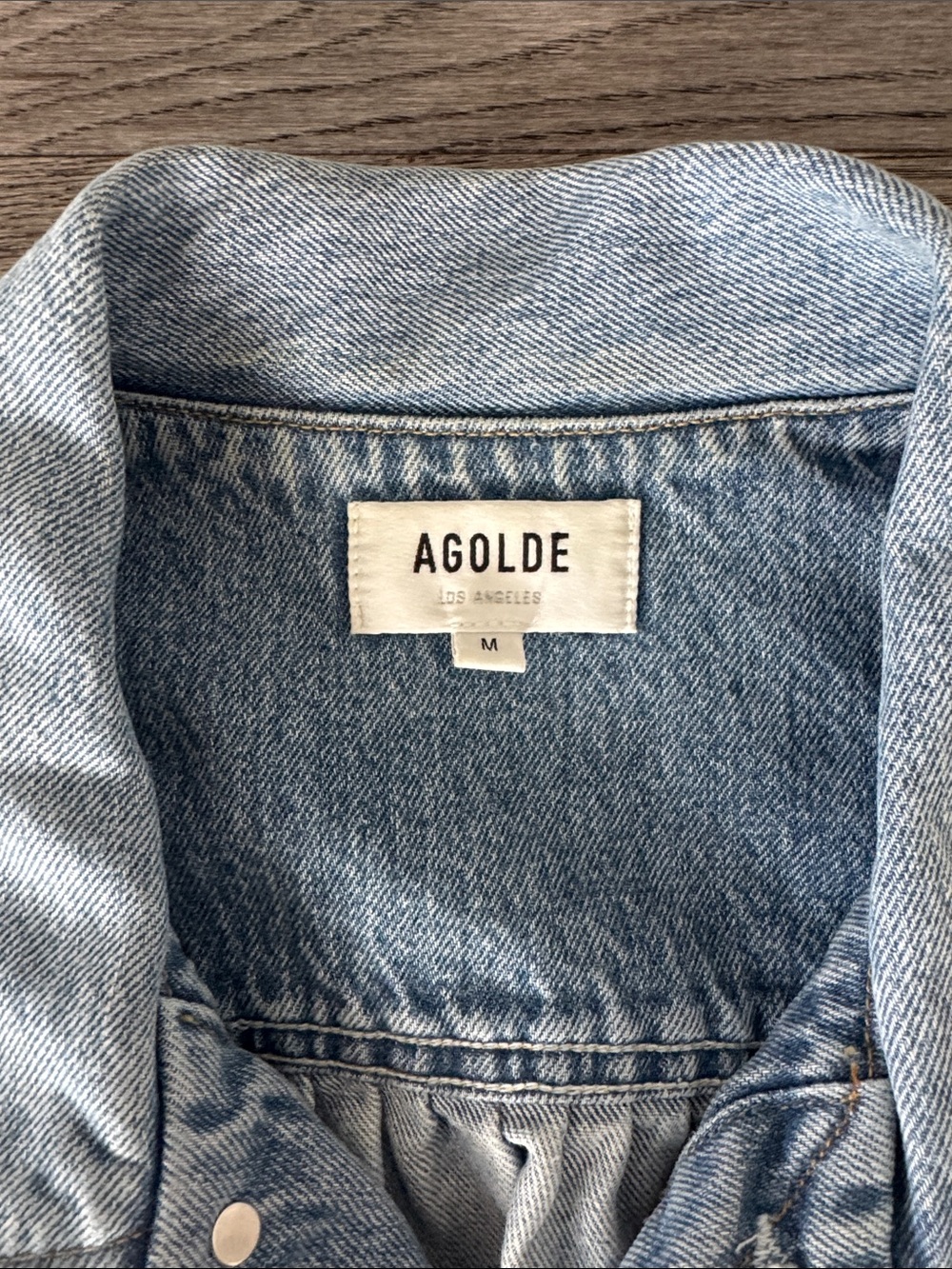 Agolde Blanca Oversized Denim Jacket - Picture 9 of 15
